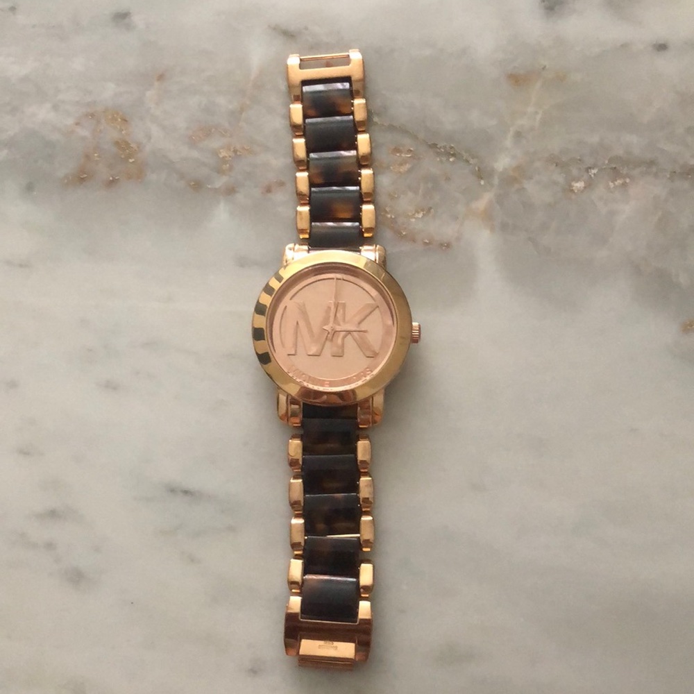 Michael Kors Tortoise shell watch